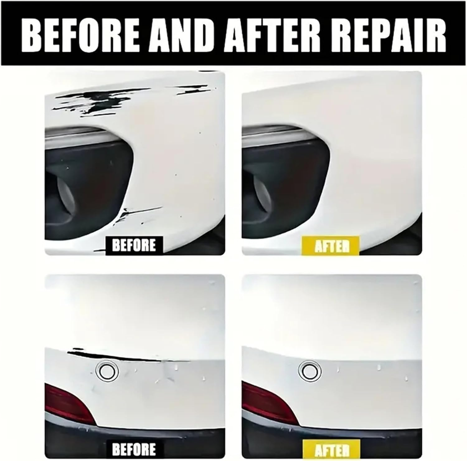 Zibeem Car Scratch Repair Wax | Automotive Polish, Scratch Removers & Waxes | 100G Quick-Curing Hydrophobic Polisher with Sponge for High-Gloss Finish, Easy Application Long-Lasting Protectant image number 3