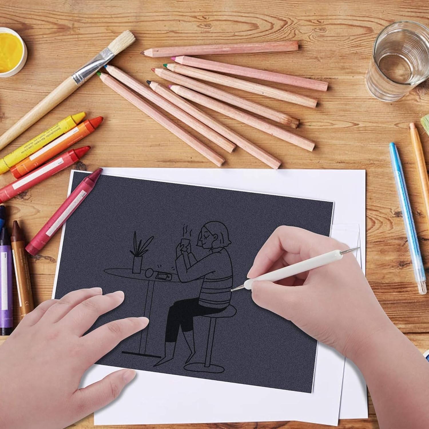 5 Nail Brush Set, Nail Art Brush, Nail Brush Set for Gel Nails, Professional Painting Pen for Gel Nails, UV Gel Nail Design image number 2