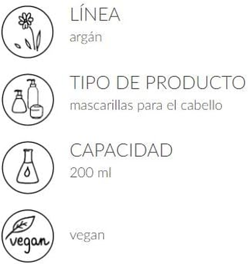 ZIAJA ARGAN and TSUBAKI OILS CONCENTRATED SMOOTHING HAIR MASK 200ML