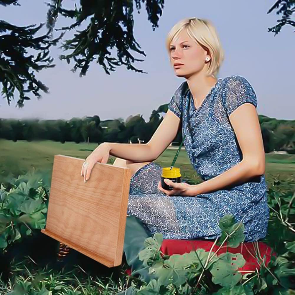 Tabletop Easel A3 Painting Easel with Smooth Surface, Adjustable Angle Art Easel for Artists, Children, Beginners & Student