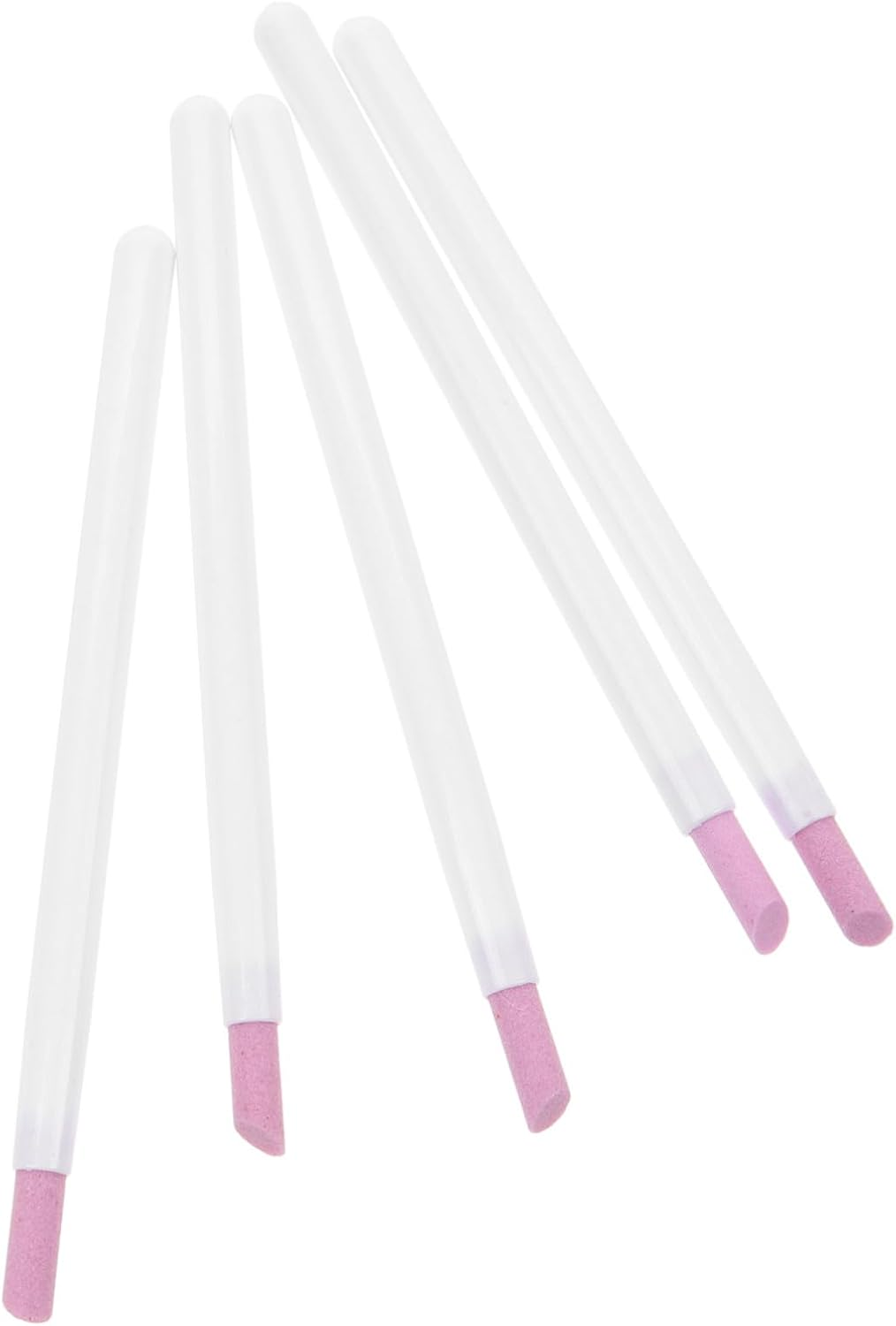 HEALEEP 5Pcs Nail Engraving Pens Multi Function Nail Polishing Tools Plastic Dead Skin Remover for Professional and Home Manicure