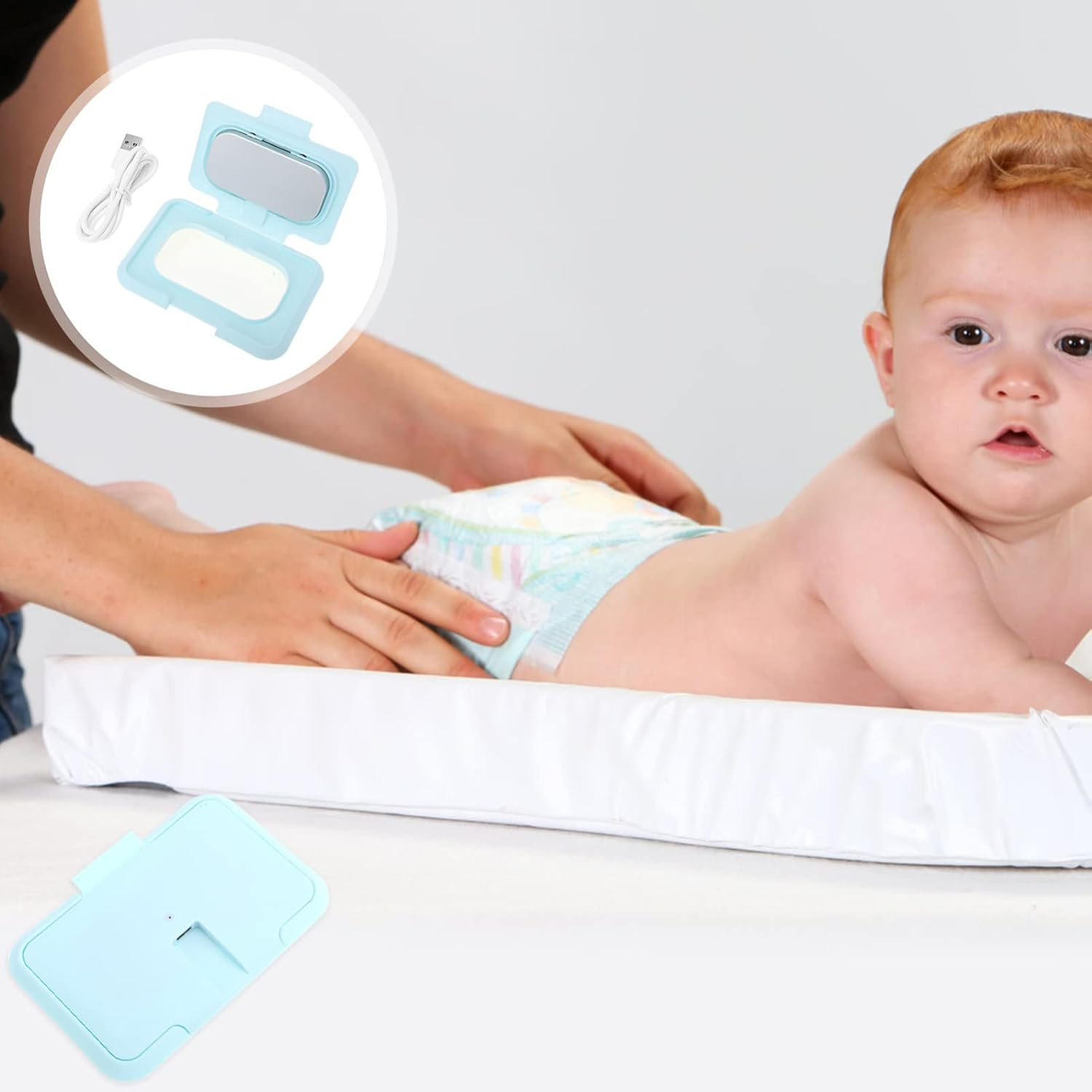 Ibasenice Car Baby Wipes Heater Wet Tissue Warmer Abs Longevity Energy-Saving for Baby Wet Wipes