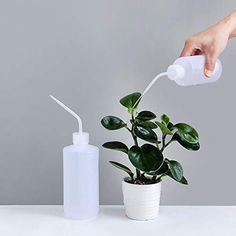 CENZICOM 2X 500ML Plant Flower Succulent Watering Bottle Plastic Bend Mouth Watering Cans image number 1