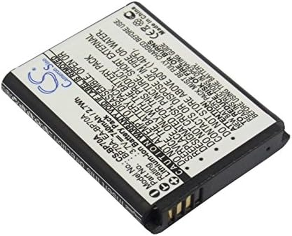 NDUSSF Battery Replacement for Samsung ST77, ST78, ST79, ST80, ST88, ST89, ST90, ST91, ST93, ST94, Part No: BP-70A, BP-70EP, EA-BP70A, SLB-70A 3.7V image number 4
