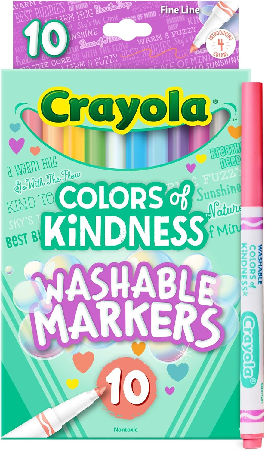 10Ct COK Fineline Wash Markers image number 6