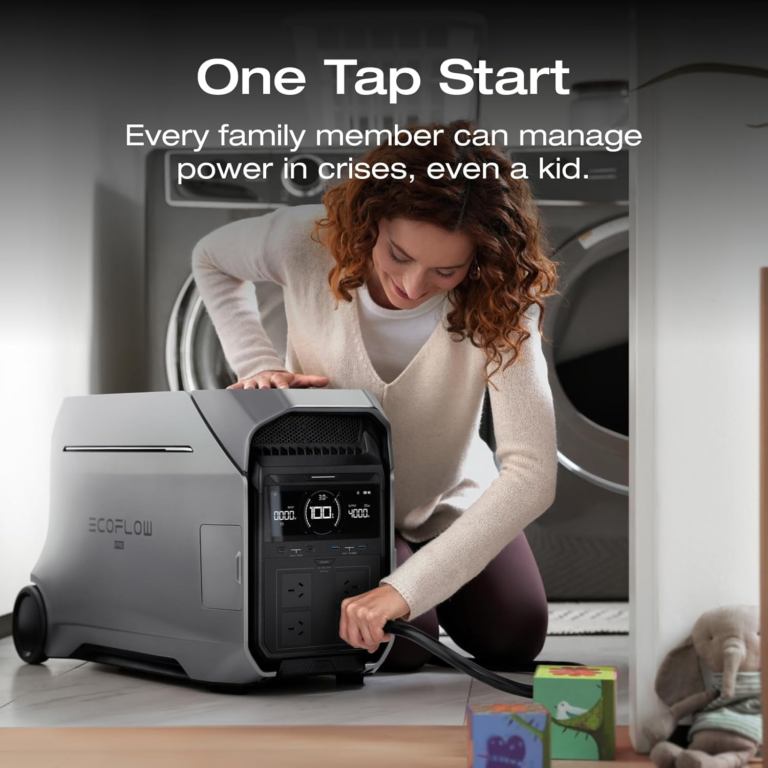 EF ECOFLOW DELTA Pro 3 4000Wh Solar Generator, Expandable to 12Kwh, LFP Battery, 230V 4000W AC Output, Home Backup, Camping, Emergencies, Power Outages, Rvs image number 1