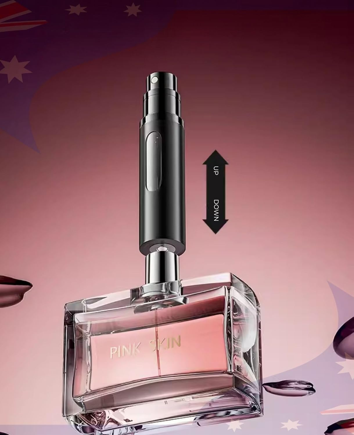 BRARIOS Perfume Atomizer Bottle with Visible Capacity for Men and Women, Refillable Portable Perfume Atomizer, Leak-Proof Pump Perfume Spray Bottle Atomizer (5Ml) (Black) image number 3