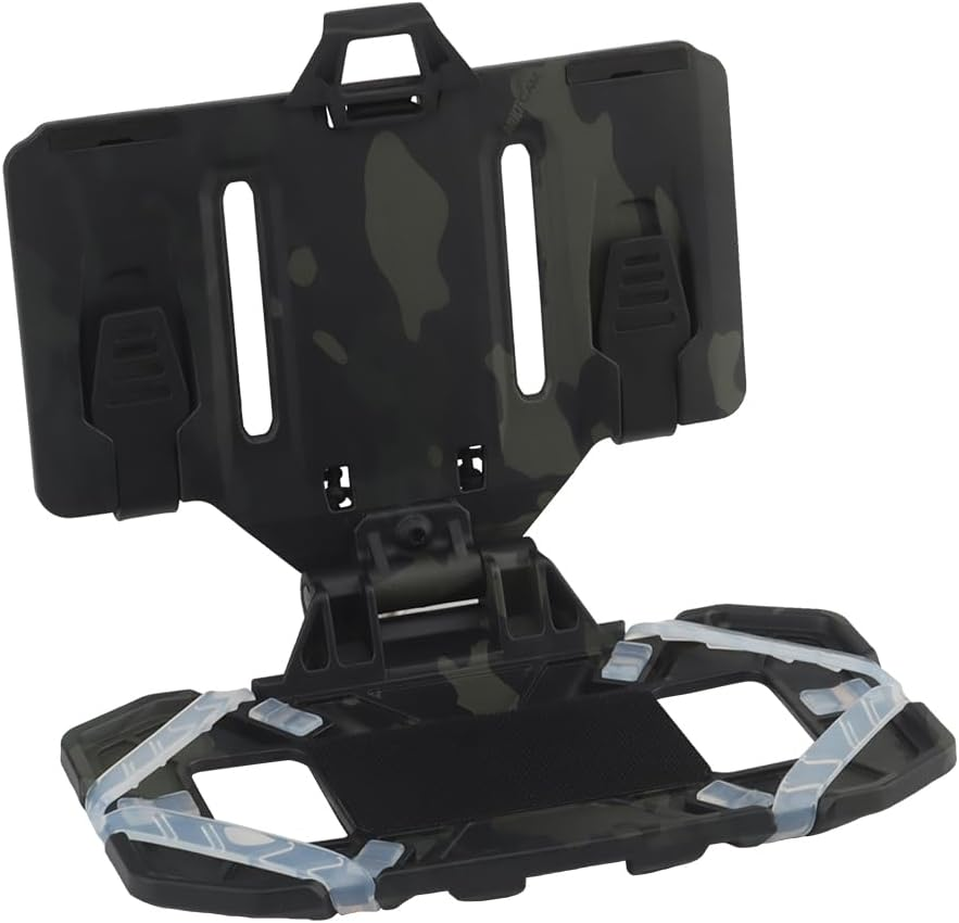 CMAIR4U Tactical Vest Phone Holder,Molle Mount,Universal Chest Phone Board Carrier Foldable Navigation Board,For Outdoor Paintball Airsoft Hunting Game (CP)