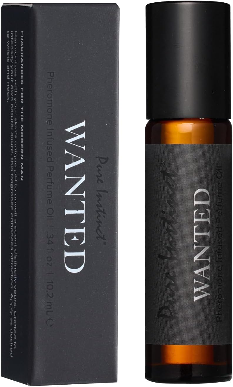 Pure Instinct WANTED the Original Pheromone Infused Essential Oil Roll-On Perfume Cologne - Men'S Collection - 0.34 Fl Oz/10.2Ml TSA Ready image number 4