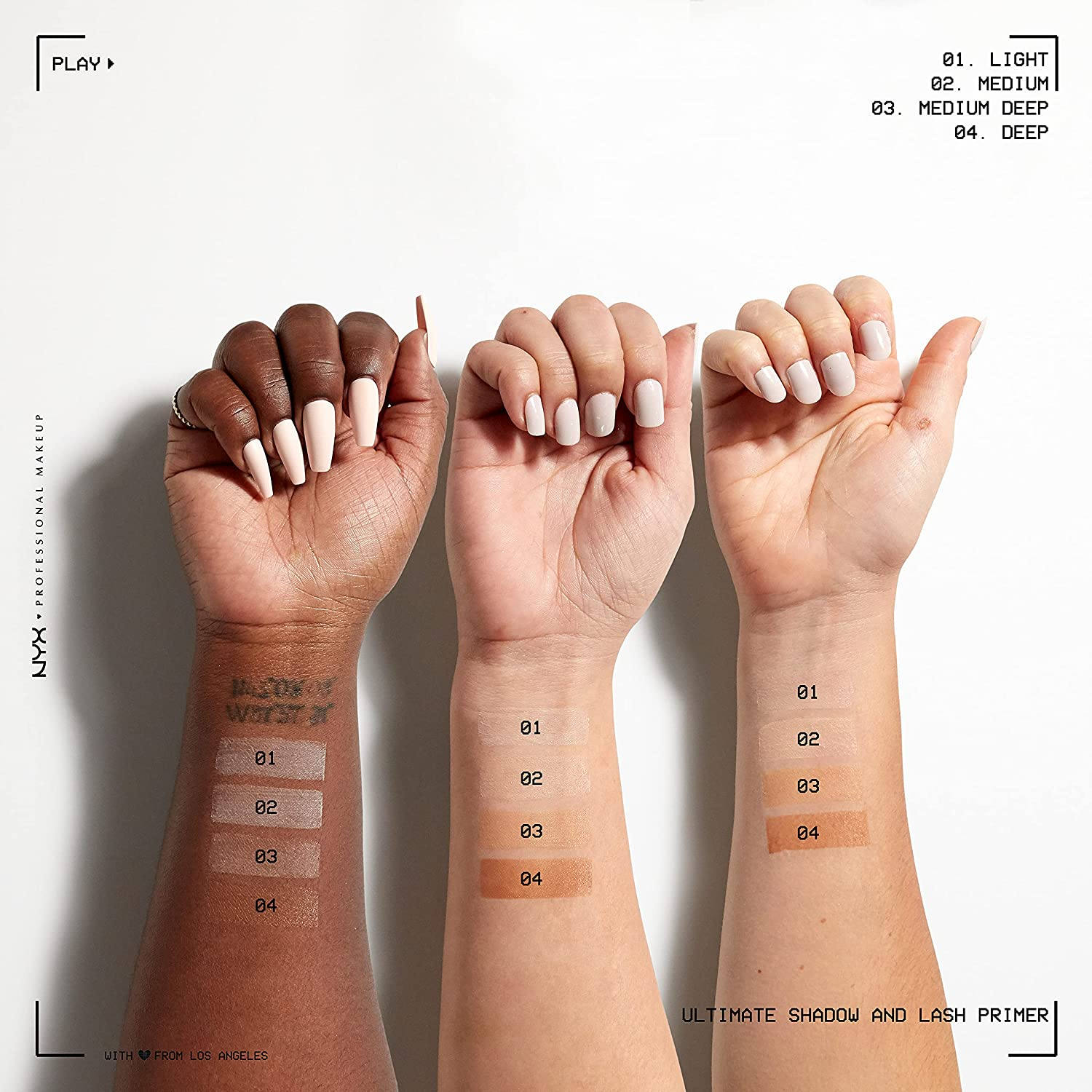 NYX Professional Makeup Ultimate Shadow Primer 01 Light image number 6