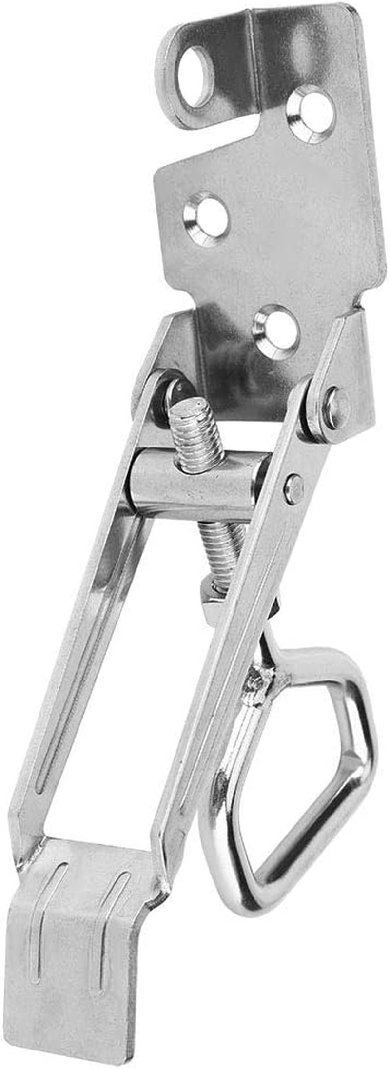 Stainless Steel over Centre Latches Fasteners Adjustable Triangular Clamp Toggle Latches Heavy Duty Lockable over Centre Hardware Fastener for Commercial Vehicles and Home Use image number 3