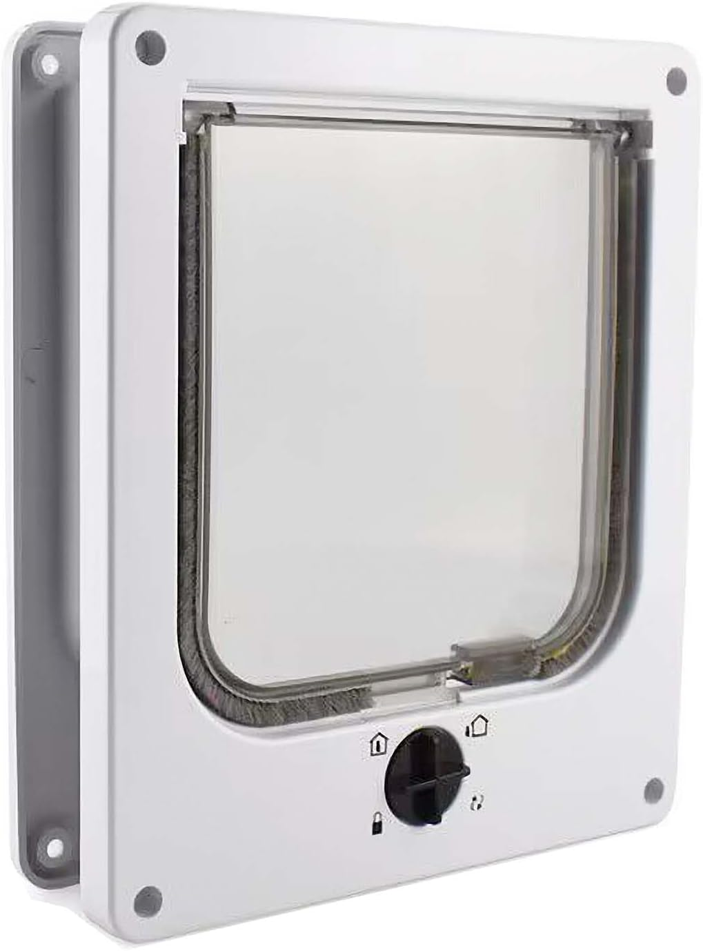 Cat Flap, 4-Way Twist Lock Pet Door for Small Dogs and Cats