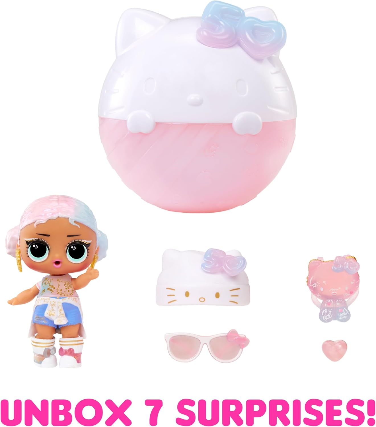 L.O.L. Surprise! 503811 Loves Hello Kitty Tots Collectible Doll Toy image number 5