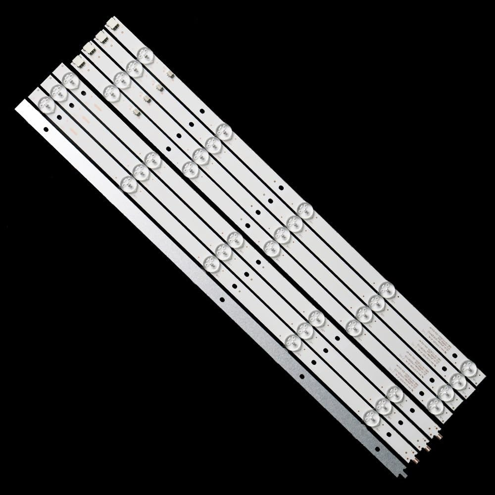 2TV(16PCS) for 50" LCD TV JS-D-JP50DM-101EC(81112) R72-50D04-024 988-14-1T/3030-300-6.6/4P 94V-0 E125436JF-AL 988Mm 10Leds 6V (Color : 1Tv(8Pcs))