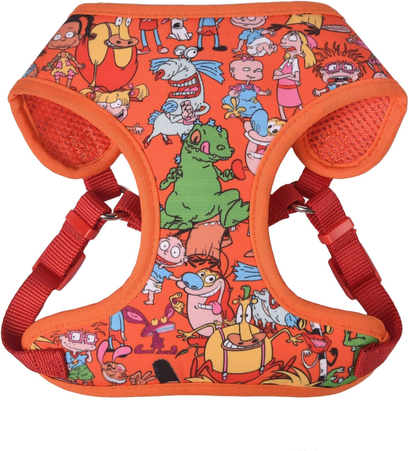 Nickelodeon All Stars Dog Harness for Large Dogs | No Pull Dog Harness Vest with Nickelodeon Characters from Rugrats, Hey Arnold, and More image number 3
