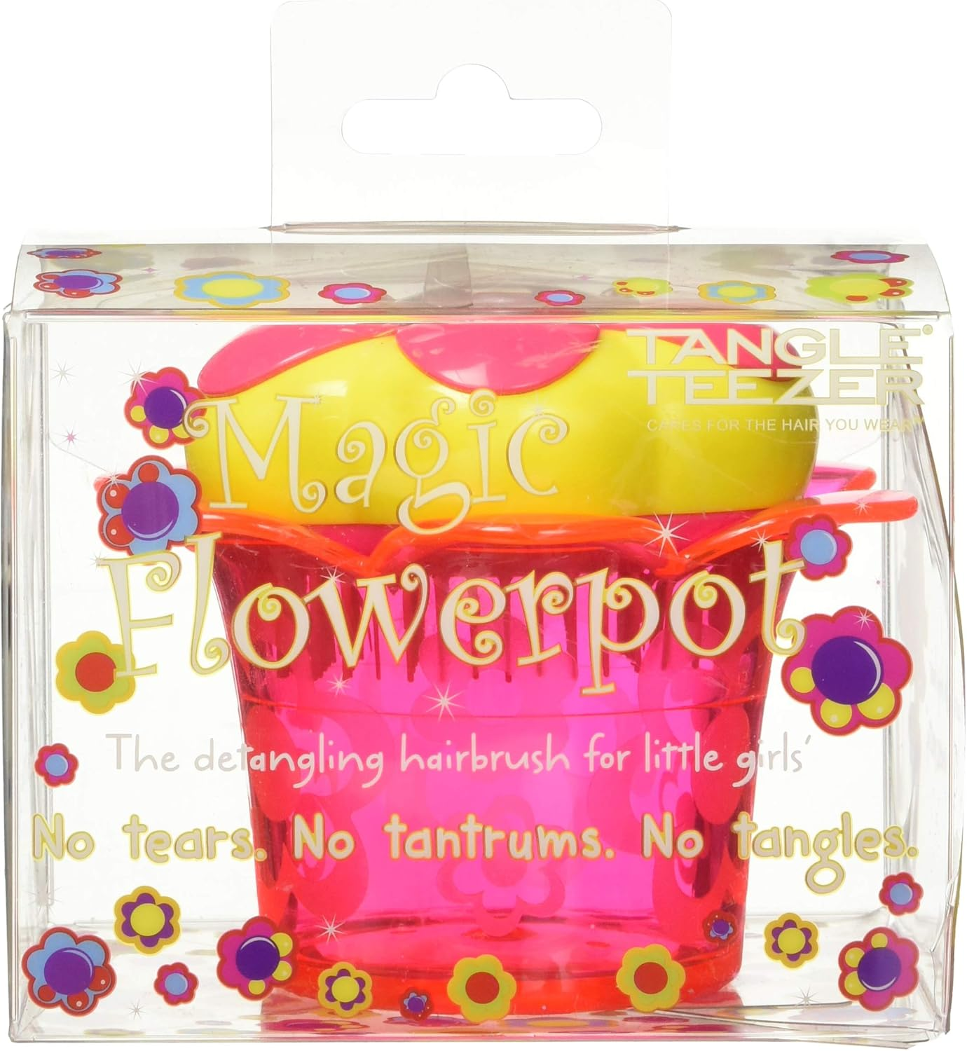 Tangle Teezer Magic Flowerpot Hairbrush for Kids, Princess Pink image number 4