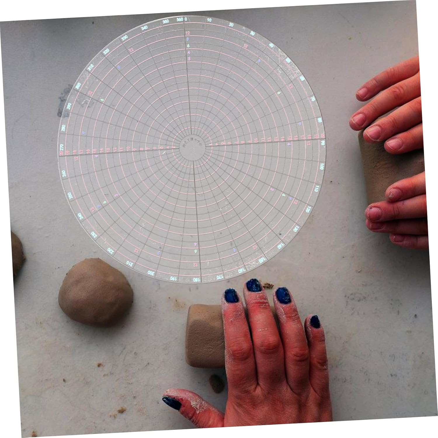 Ceramic Painting Tools Pottery Wheel for Boys and Girls Clay Sculpting Template Porcelain Tool for Precise Clay Sculpting Trimming image number 6