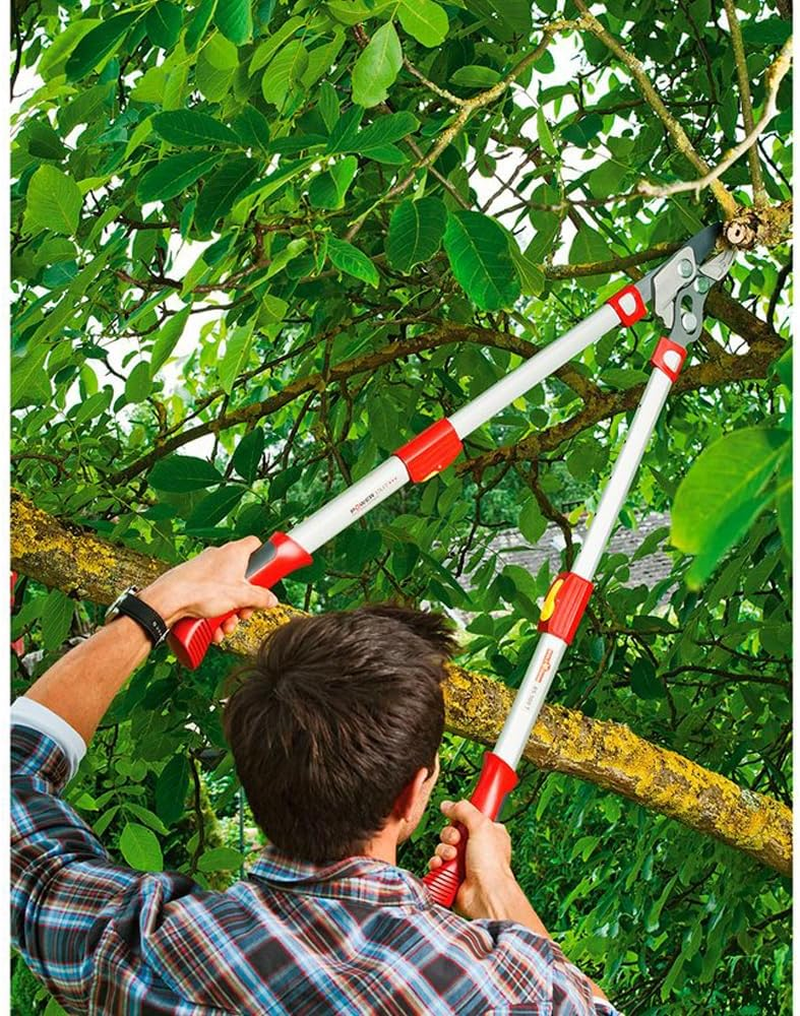 Wolf-Garten RS900T Power Cut Telescopic Anvil Loppers, Red, 50 Mm image number 5
