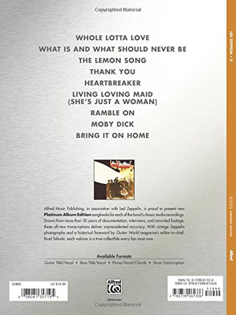 Led Zeppelin: II Platinum Drums image number 1