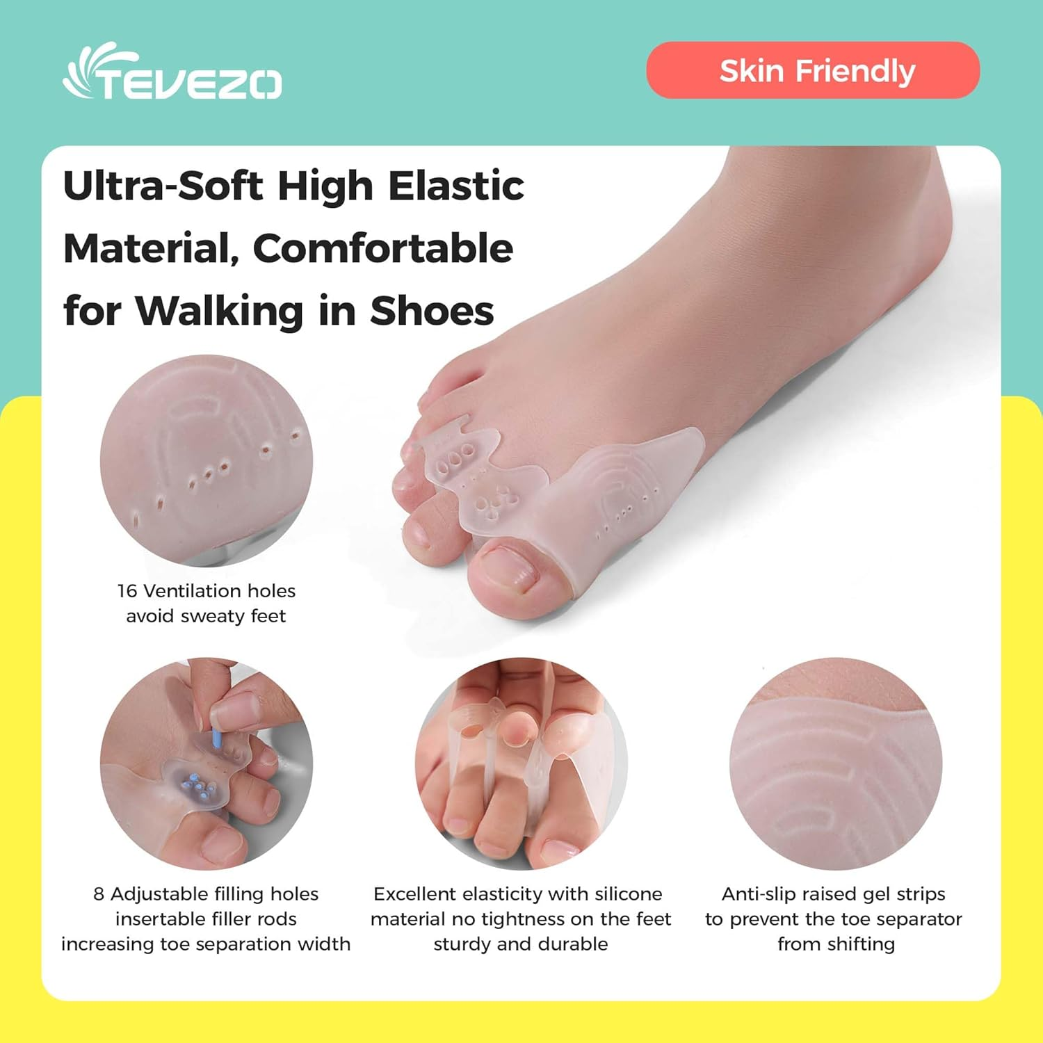 Kids Toe Separator and Protectors image number 5