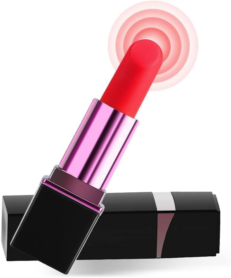 CTFIVING Bullet Lipstick G Spot Vibrator - Lipstick Shaped Tip with 10 Vibration Modes Discreet Pocket Womens Clitoral Vibrator for Her, Rechargeable Soft Powerful Vibrating Adult Sex Toys & Games image number 5