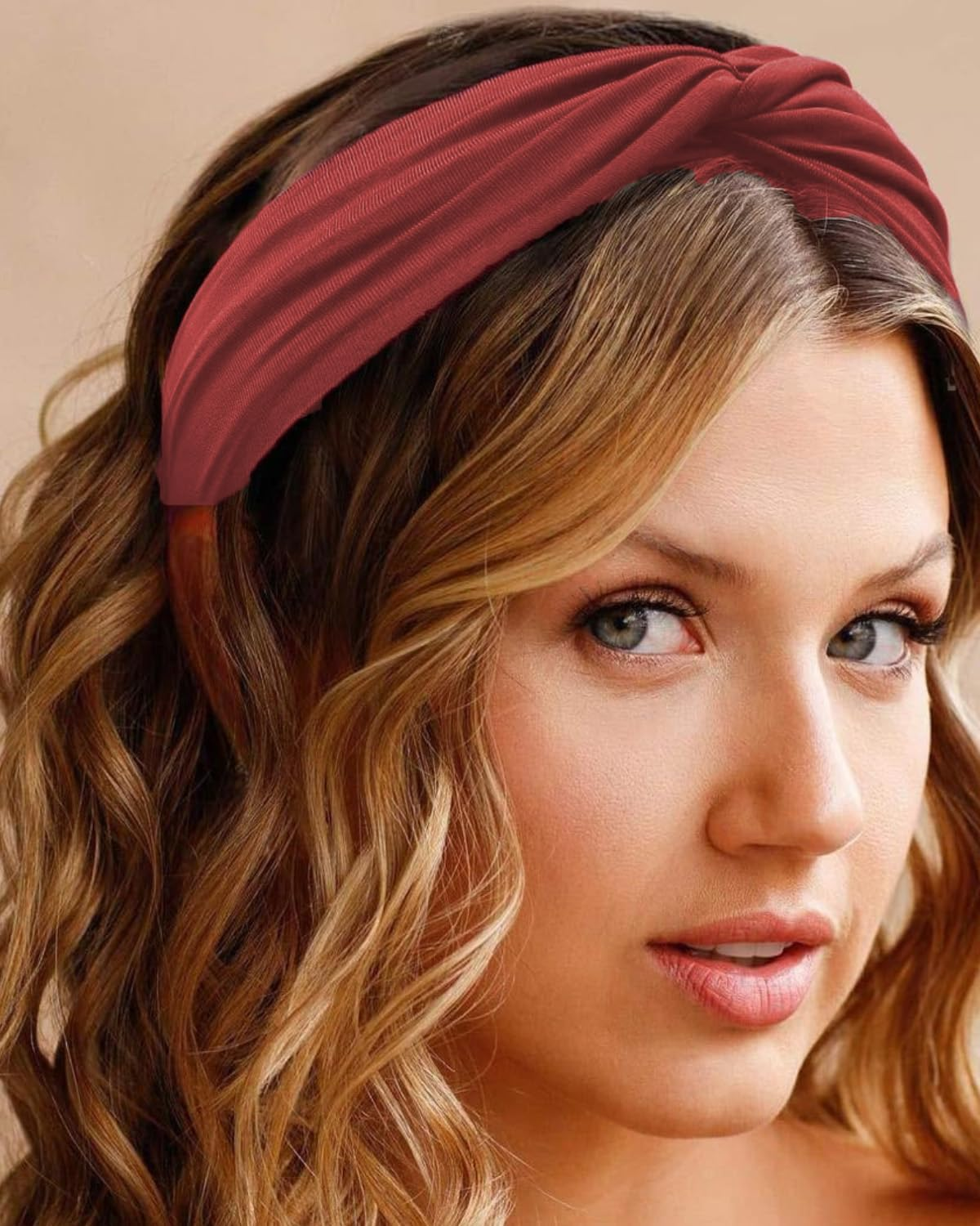 KGDUYC 4 Pack Women'S Elastic Headbands, Women'S Headbands, Sports Elastic Headbands, Fitness Sports Yoga Running Headbands image number 1