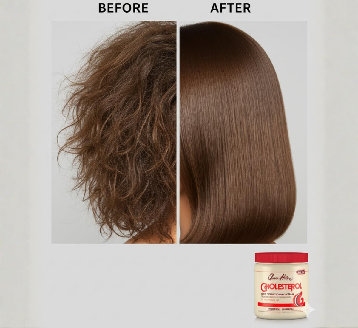 (Original, 440Ml (Pack of 6)) - Queen Helene Hair Conditioning Cream, Cholesterol, 440Ml (Pack of 6) [Packaing May Vary]