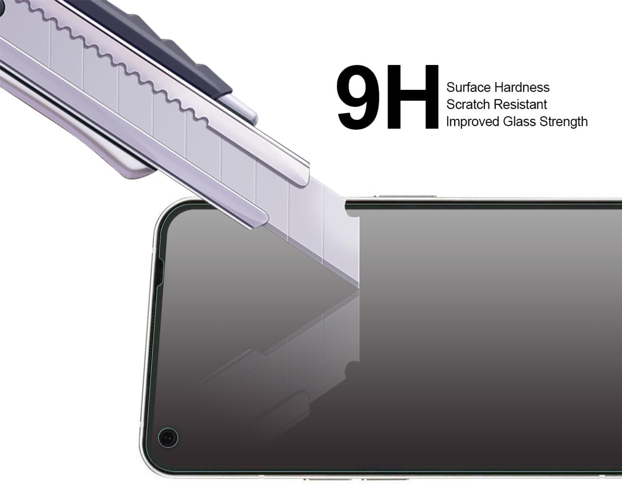 (2 Pack) Supershieldz Designed for Nothing Phone 1 Tempered Glass Screen Protector, anti Scratch, Bubble Free image number 4