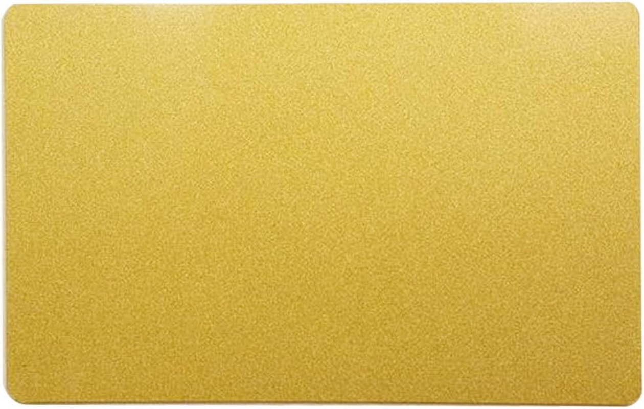 304 Stainless Steel Thick 0.5Mm Metal Business Cards Blank Tablet 86X54Mm Pack of 10PCS (Silver Brushed Finishing, Blank)