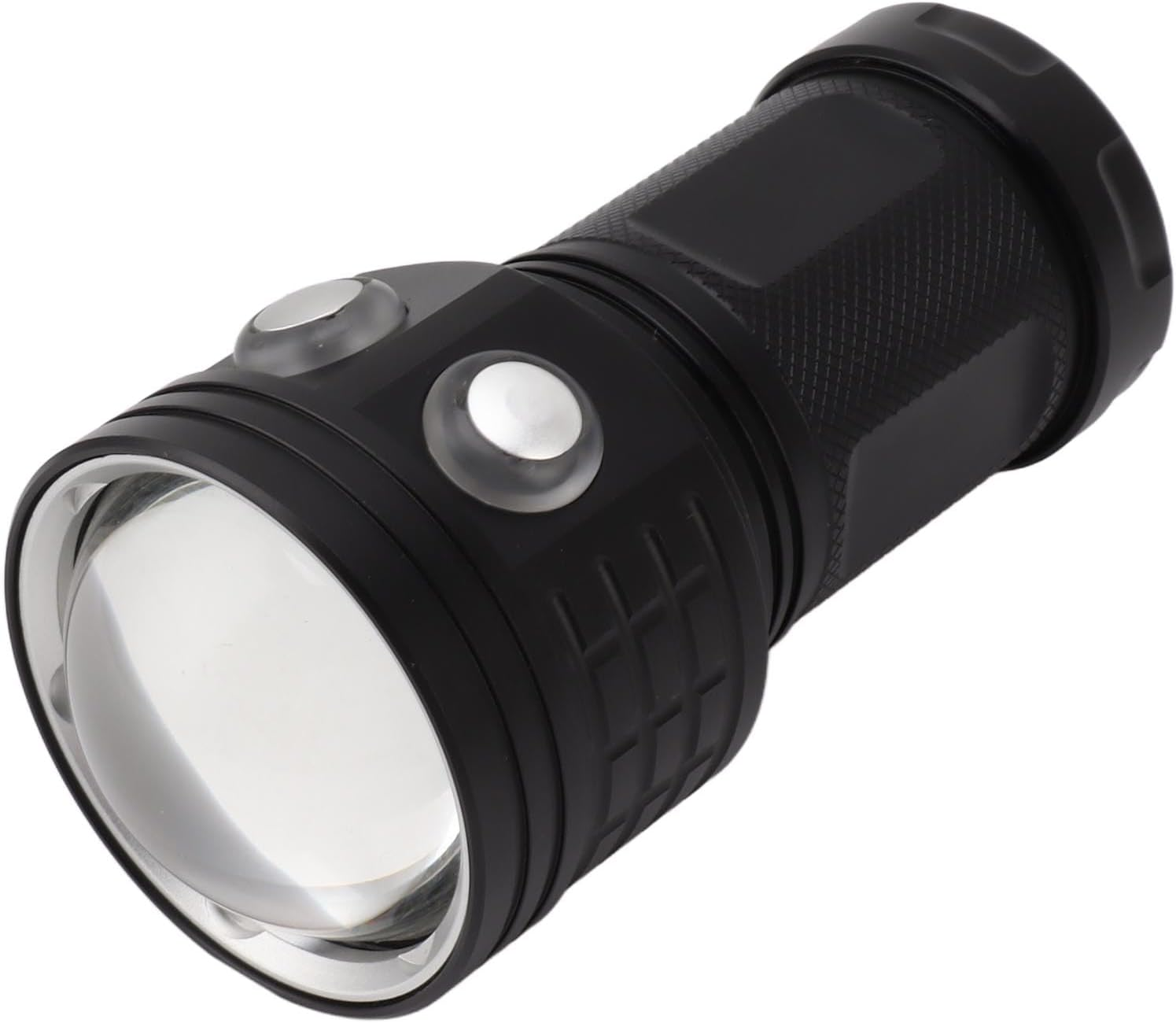 Phefop Professional Underwater Flashlight 10000LM Diving Video Flashlight 100M IPX8 Waterproof Fill Light Red and Blue