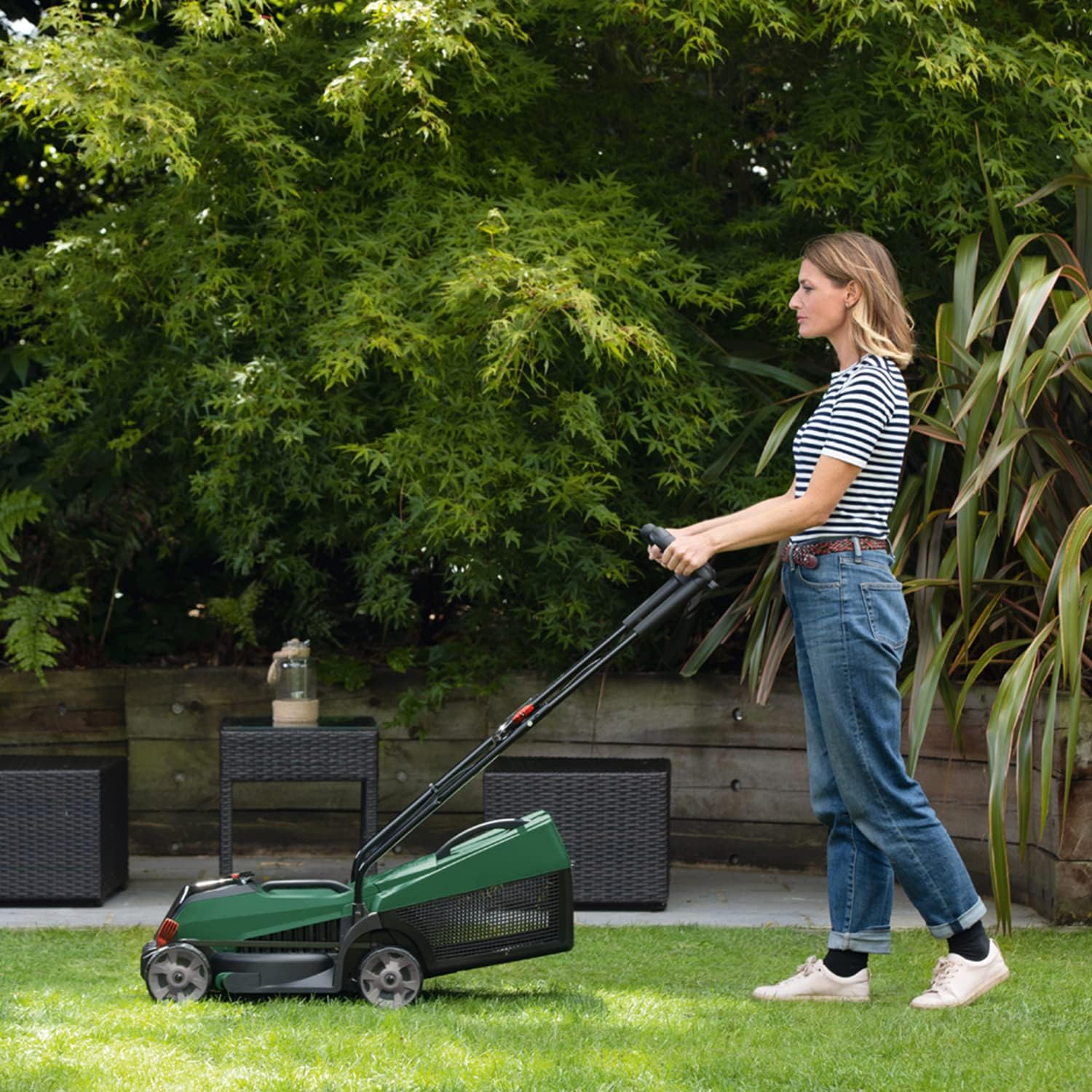 Citymower 18 (Baretool) Forest Green & Easyhedgecut 18-45 (Baretool) Forest & 4Ah Battery + Fast Charger image number 5