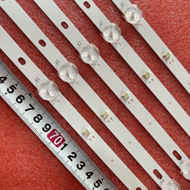 LED Backlight Strip 9LED for KJ55D09-ZC22AG-07E 303KJ550051 DJT55SH Djt55Sh ST-5530US 55LU1207 KJ55D09-ZC22AG-05/07/01/01E (Color : 5Set for 5 TV) image number 4