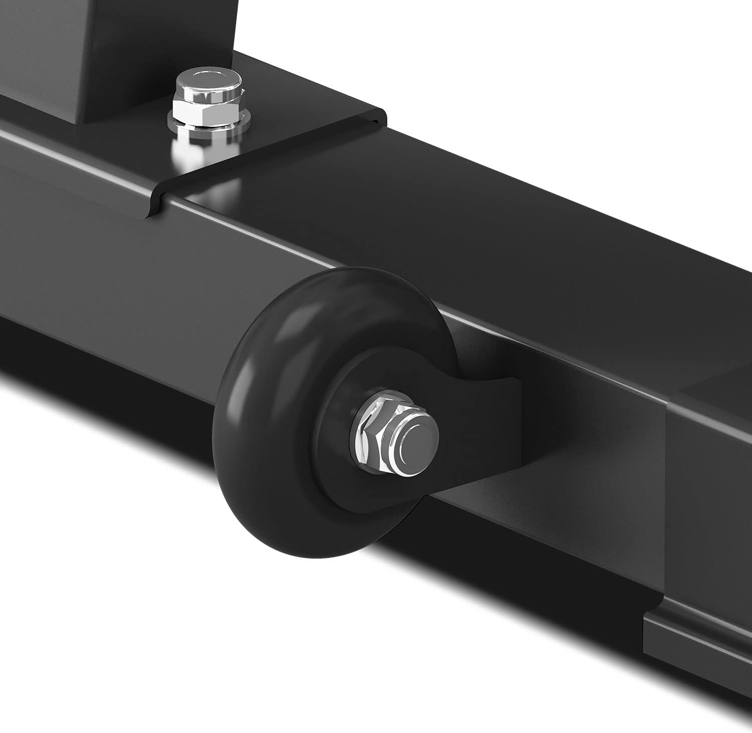 LSG GBN-006 14-Level FID Exercise Bench with 42 Combinations of Adjustability Seat Height Adjustments with Deluxe Padding & Stitching Heavy Duty Frame Front Ankle Rollers Deluxe Leather Upholstery image number 6