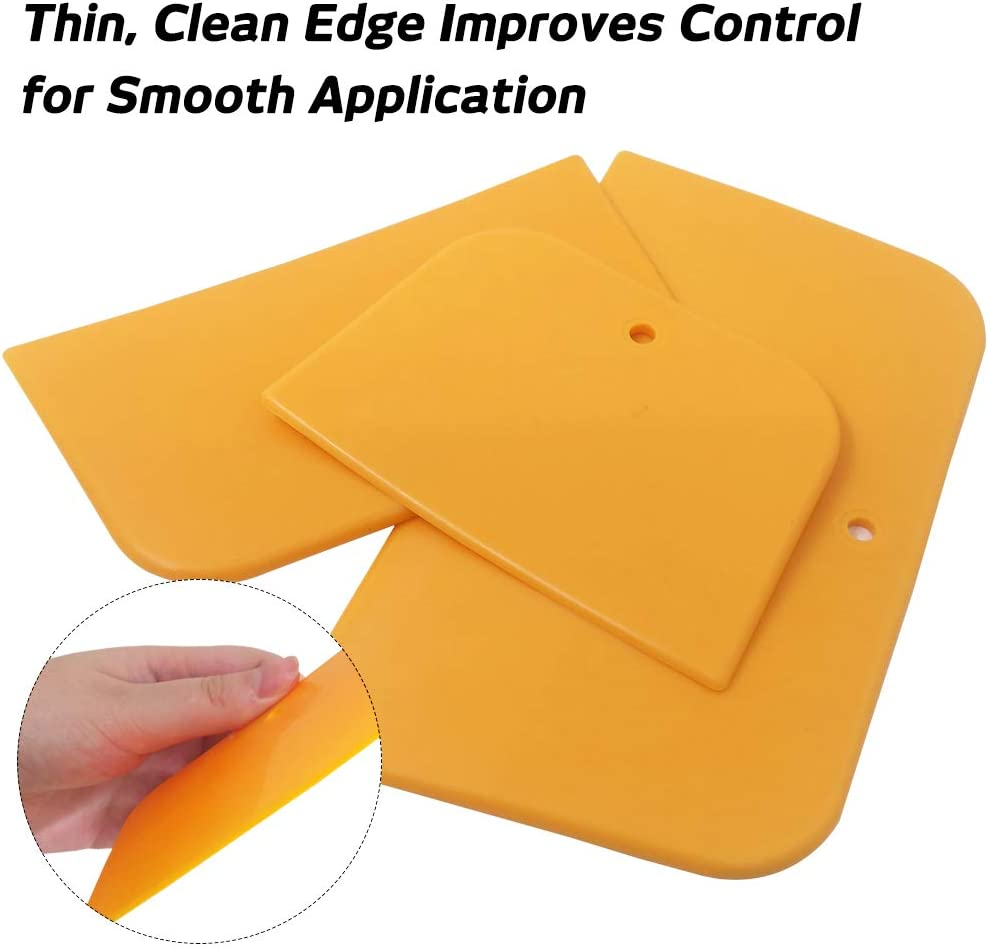 Set of 9 Body Filler Spreaders Automotive Body Fillers, Sourceton 4, 5, 6 Inch Reusable Plastic Spreader for Applying Fillers, Putties, Glazes, Caulks and Paint image number 6