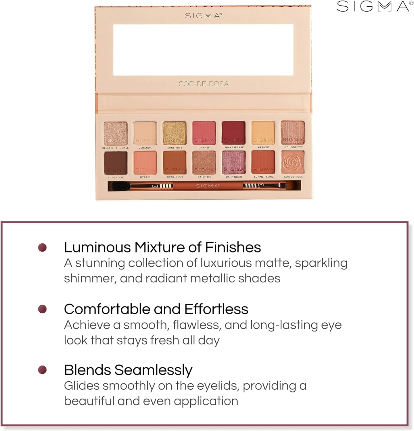 Sigma Beauty Eyeshadow Palette image number 2