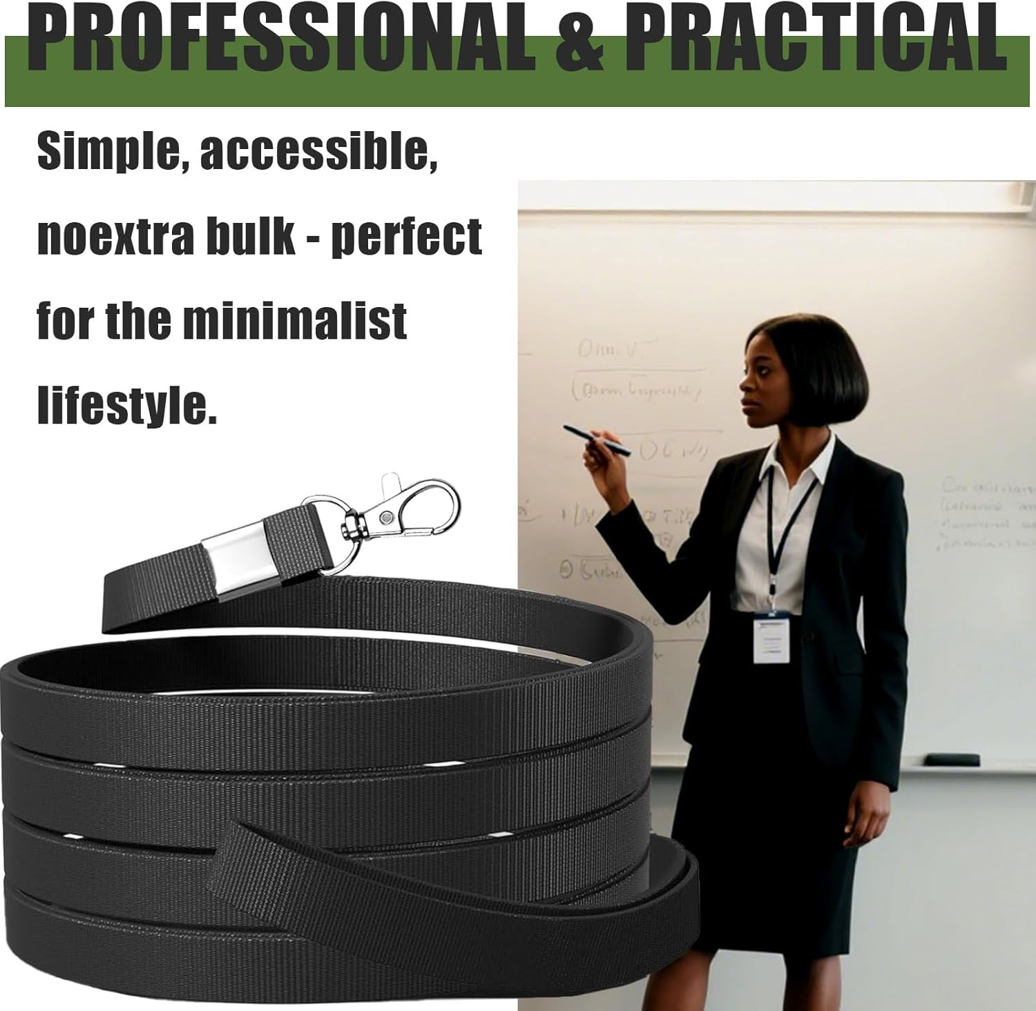 10-PCS Lanyards, Polyester Neck Lanyards, 5 Colors for All Kinds of ID Badges Holder, Keys, Wallet, Whistle, Car Key, Cruise, Work, Etc.