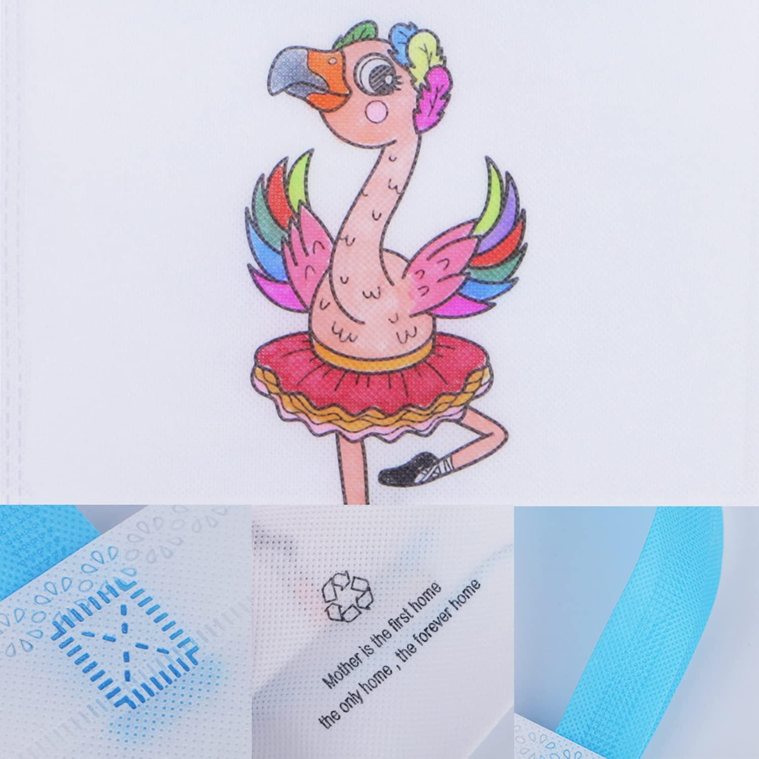 Manwetye 65 Pack Graffiti Goodie Bags for Kids Birthday Party Favors,Color Your Own Tote Bag Set,Eco Reusable Coloring Carnival Animal Art Party Bags(40 Bags +24 Color Pens +1 Pad) image number 4