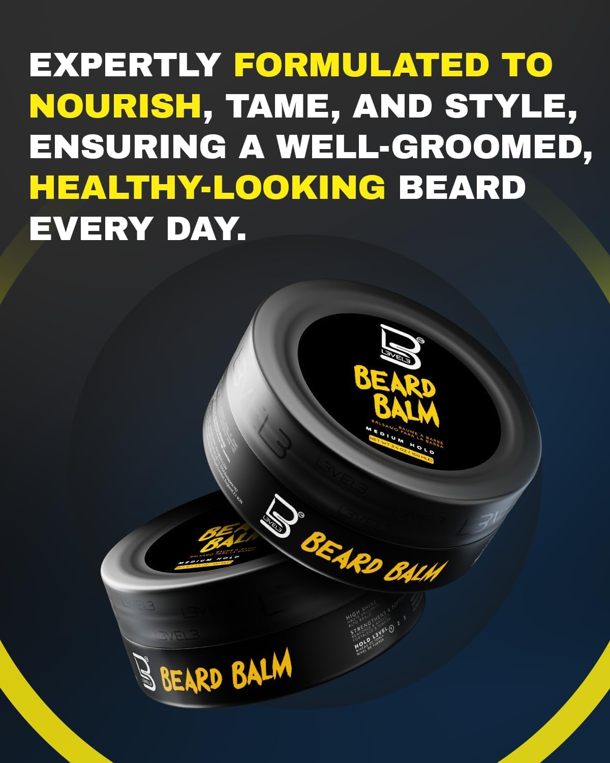 L3VEL3 Hair Styling Beard Balm 100 Ml image number 2