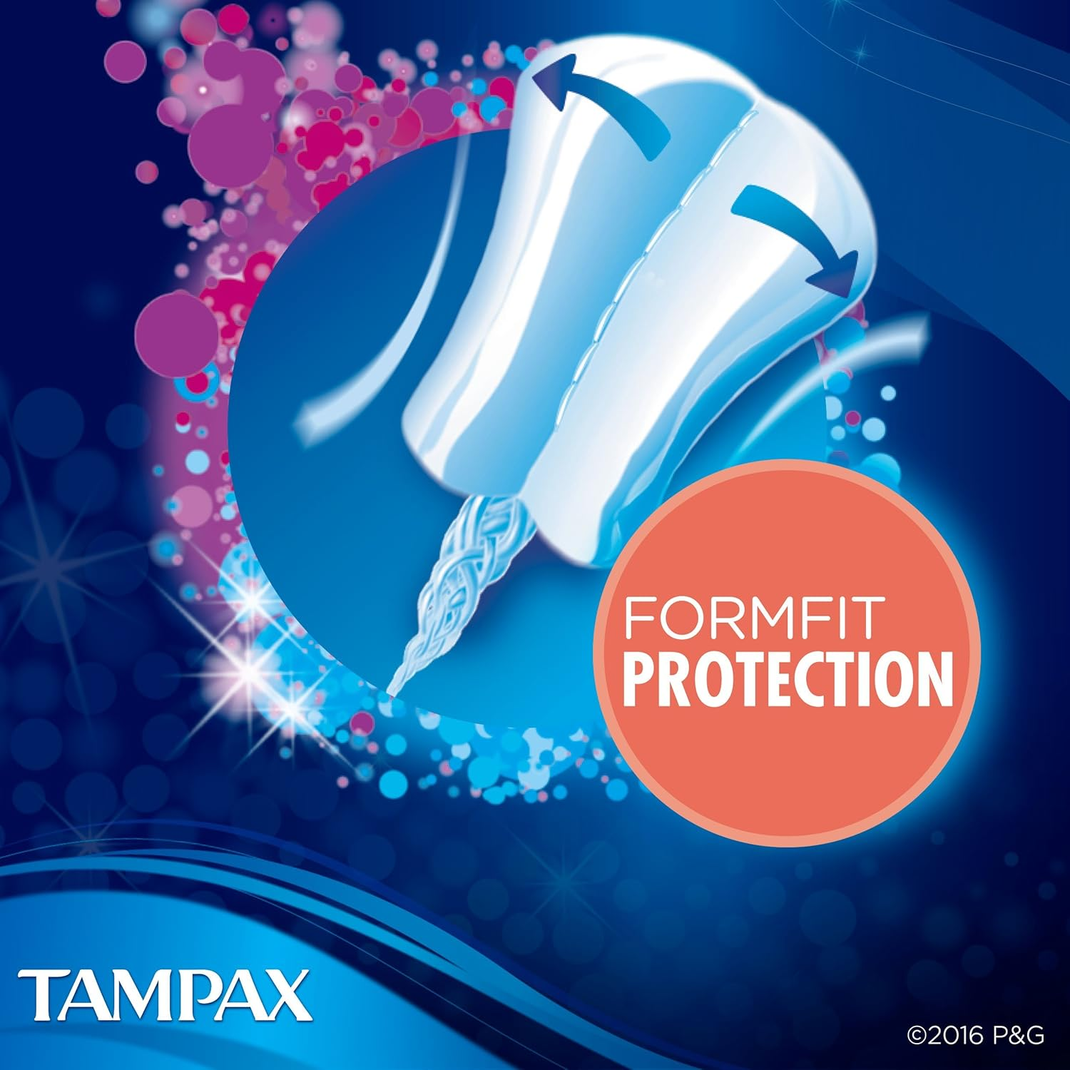 Tampax Pearl Plastic Unscented Tampons, Ultra Absorbency, 18-Count (Pack of 12) image number 6