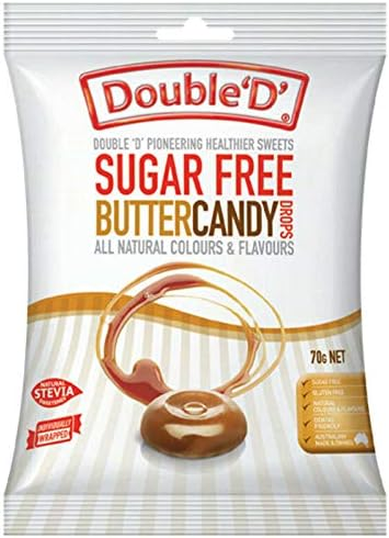 Double D Sugar Free Butter Candy Drops 70 G