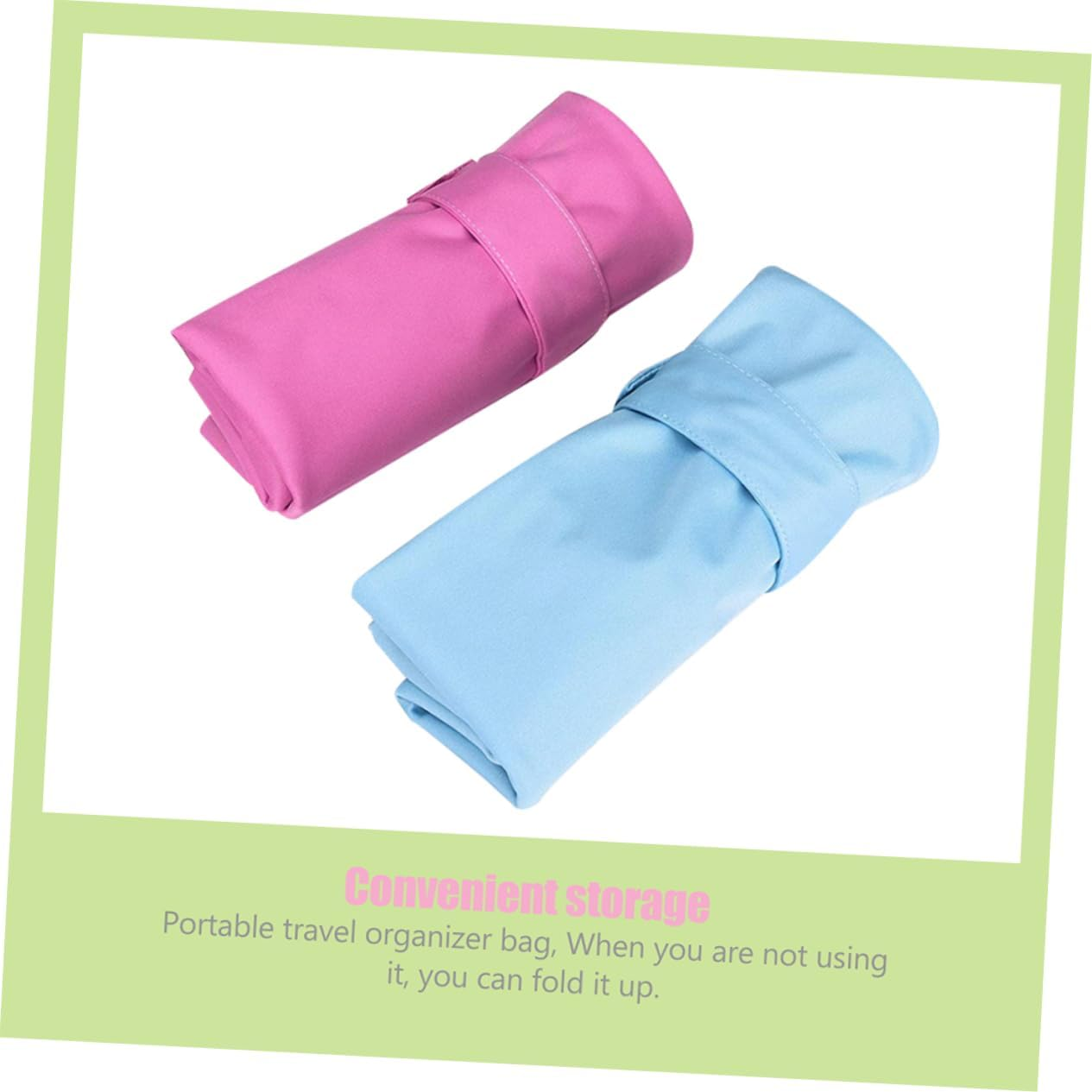 MERRYHAPY 2Pcs Multi-Function Diaper Storage Bag Wet Bag for Travel Lightweight Diaper