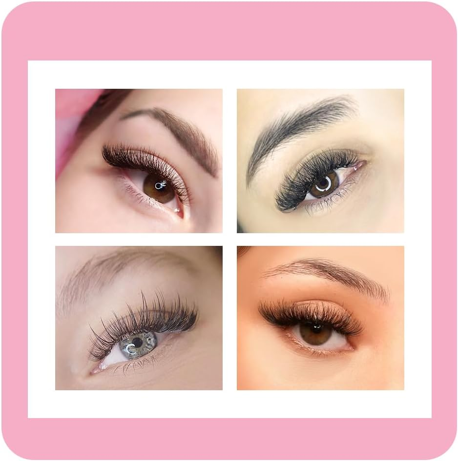 Volume Classic Eyelash Extensions 0.10 D Curl 8-15Mm Mix Matte Black Individual False Eye Lashes Extension Salon Use Natural Soft Fake Eyelashes Supplies (0.10 D, 8-15Mm Mix) image number 1