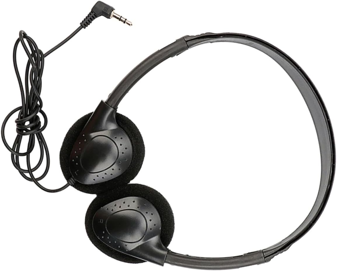 POPETPOP Stereo Gaming Headset Wired Head-Mounted Headphone with Noise Reduction for Pc and Tablet Pc, Comfortable Over-Ear Earphones in Black for Women and Gamers image number 1