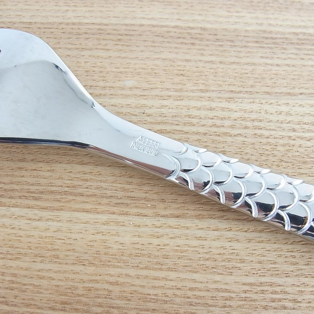 Alessi FM23/17 Colombina Fish Fish Forks in 18/10 Stainless Steel Mirror Polished (Set of 6), Silver image number 4