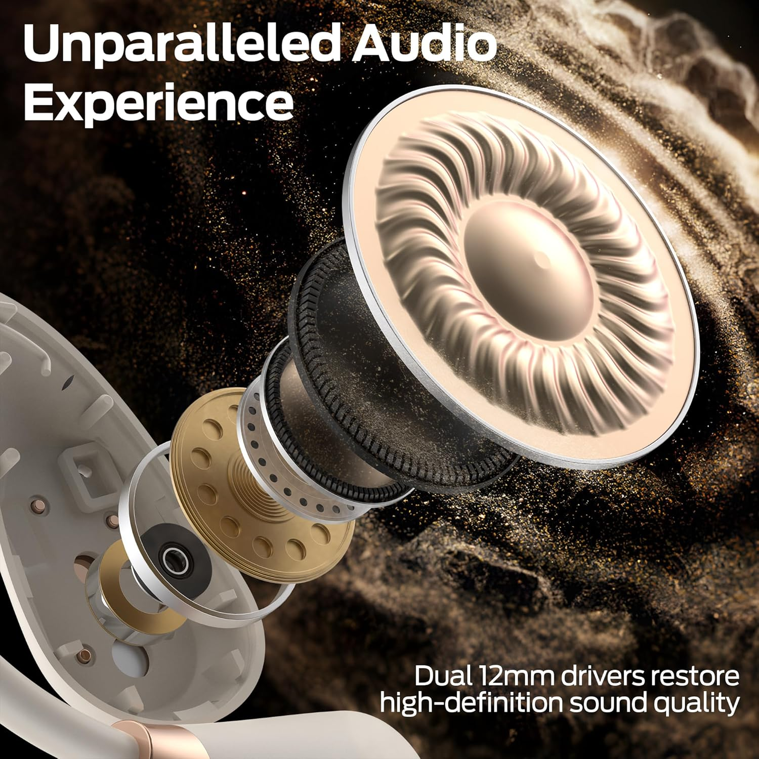 Monster Open Ear AC210 Headphones, Bluetooth 5.4 Earphones Stereo Sound image number 4