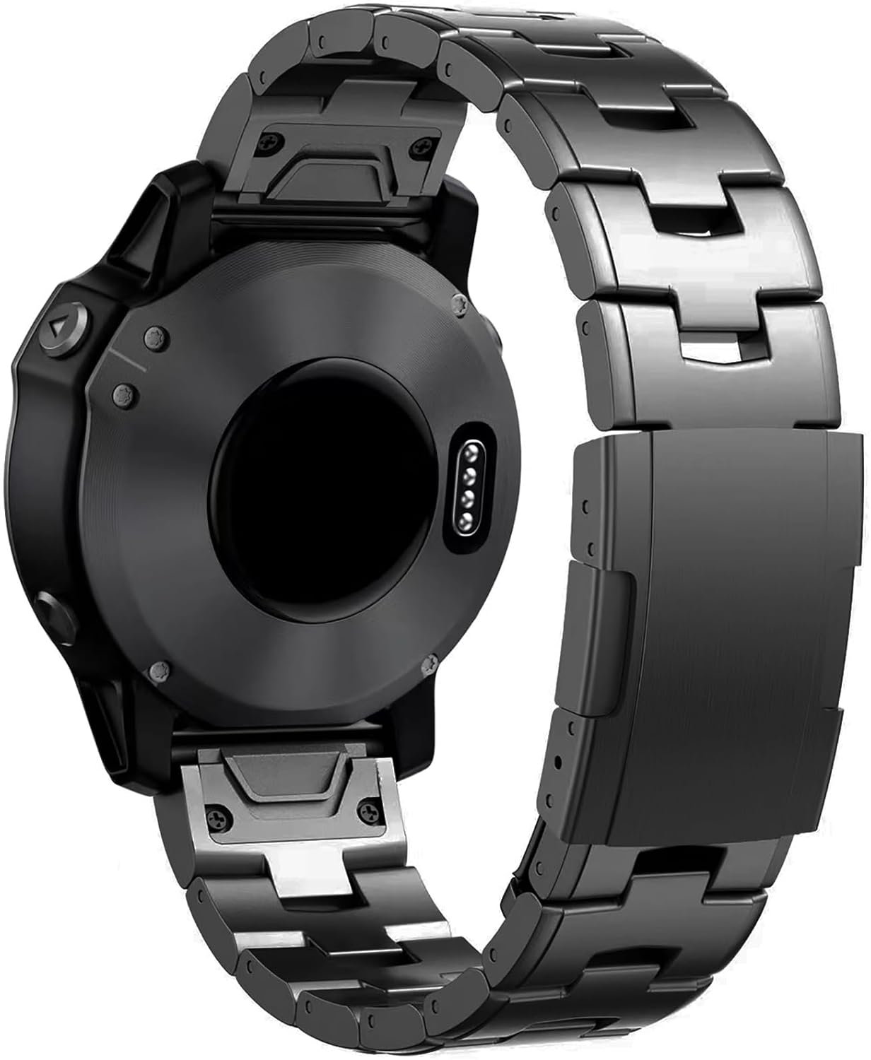 Synsing 26Mm Titanium Metal Quick Release Watchband Compatible for Fenix 8 51Mm/Enduro 3 51Mm/Fenix 6X Pro/7X Pro/5X Plus,22Mm Band for Fenix 8 47Mm/E 47Mm/Fenix 6 Pro/7/5 Plus/Epix 2/Forerunner 965