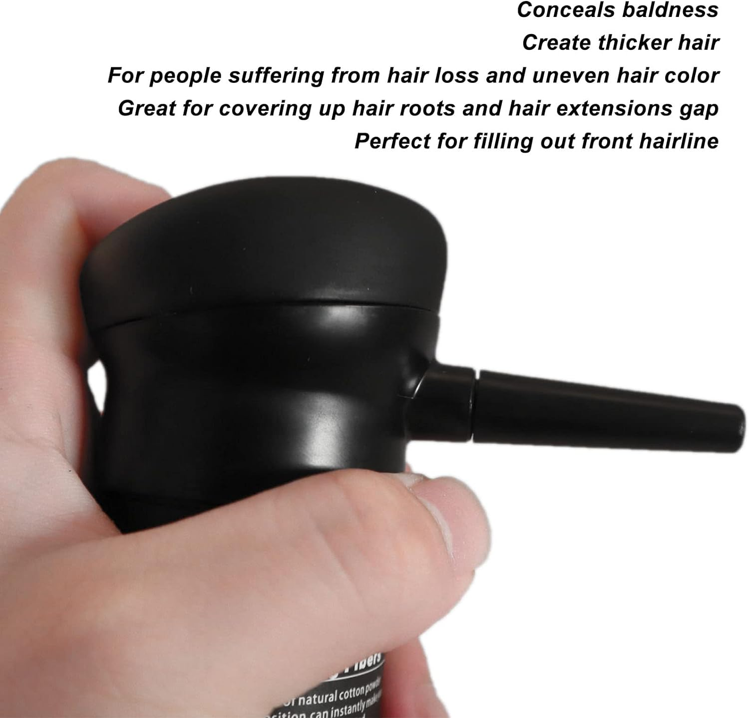 Hair Fiber Spray Applicator, Hair Building Pump Applicator, Hair Fiber Assist Nozzle for Hair Styling