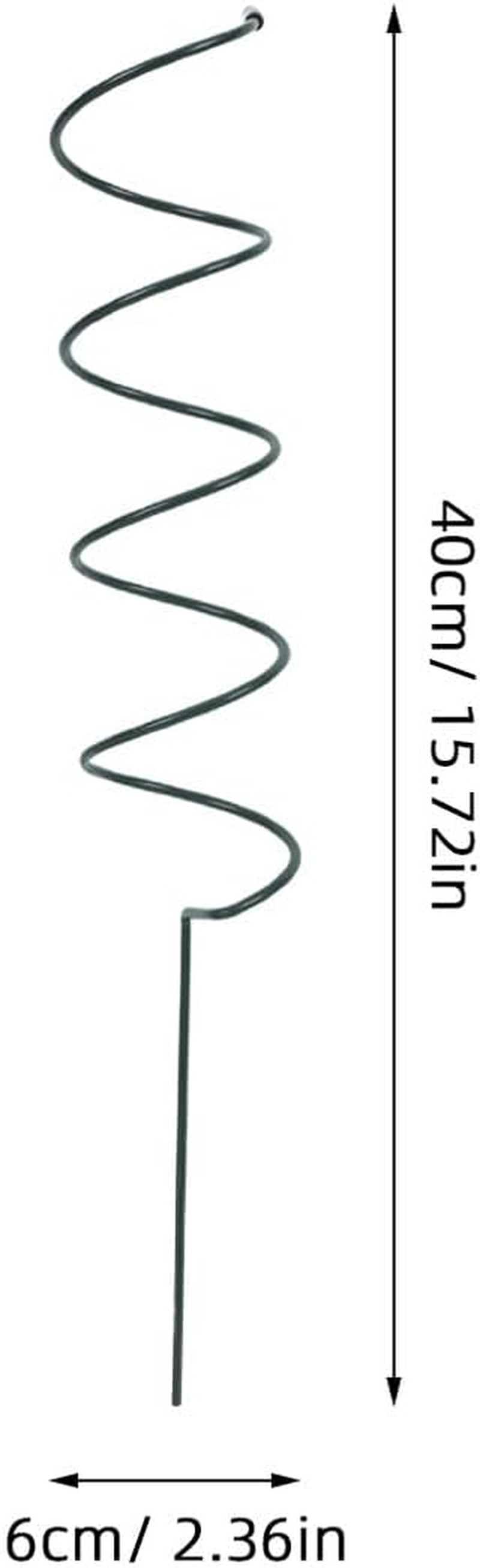 5Pcs Spiral Plant Stand Supports Climbing Plant Stake Wire Trellis Outdoor Use Lily Garden Stands image number 4