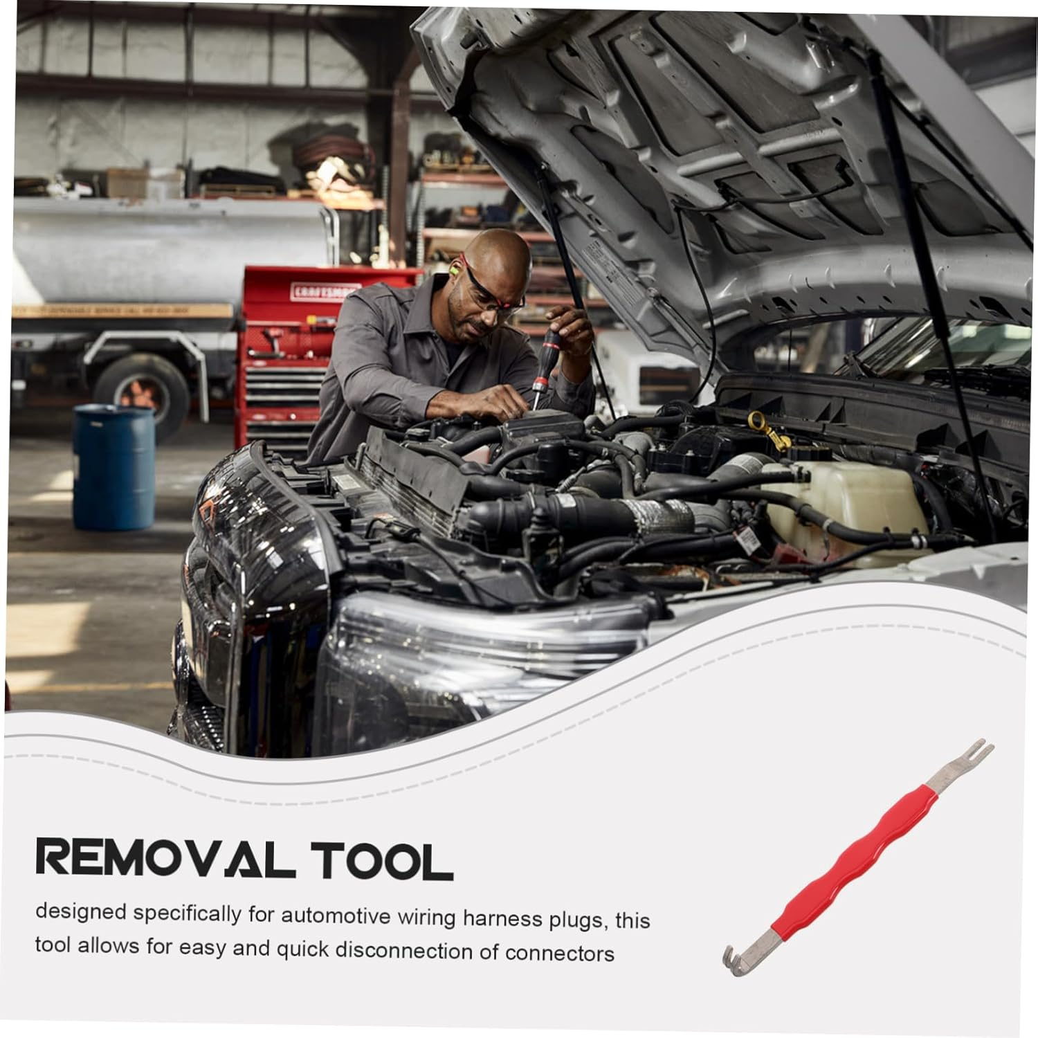 CHILDWEET Automotive Wire Harness Plug Removal Tool Wire Strippers Connector Separator Car Terminal Pin Remover for Electrical Metal Terminal Connector Separator image number 5