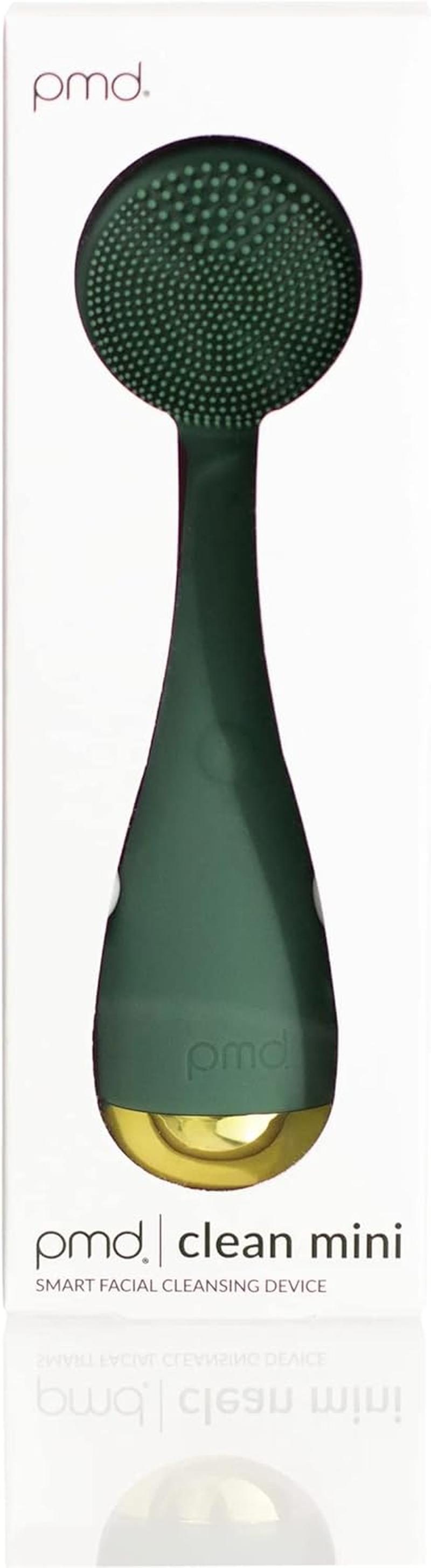 PMD Beauty Clean Mini - Smart Facial Cleansing Device with Silicone Brush & Anti-Aging Massager - Sonicglow Vibration Technology - Clear Pores & Blackheads - Lift, Firm, & Tone Skin, Purple - Pink image number 3